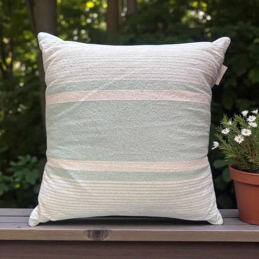 Southern Living Decorative Stripe Pillow Cushion Sofa Bed Decor